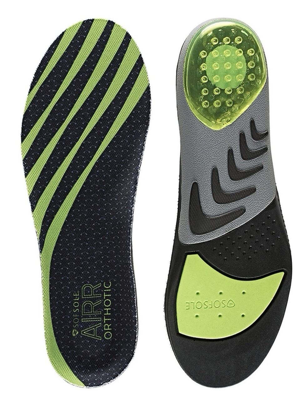 Sof Sole Airr Orthotic Full Length Shoe Insoles Womens 8-11